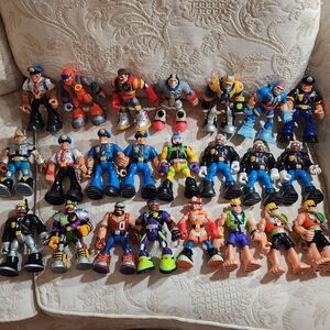 Vintage Fisher Price Rescue Heroes action figure lot